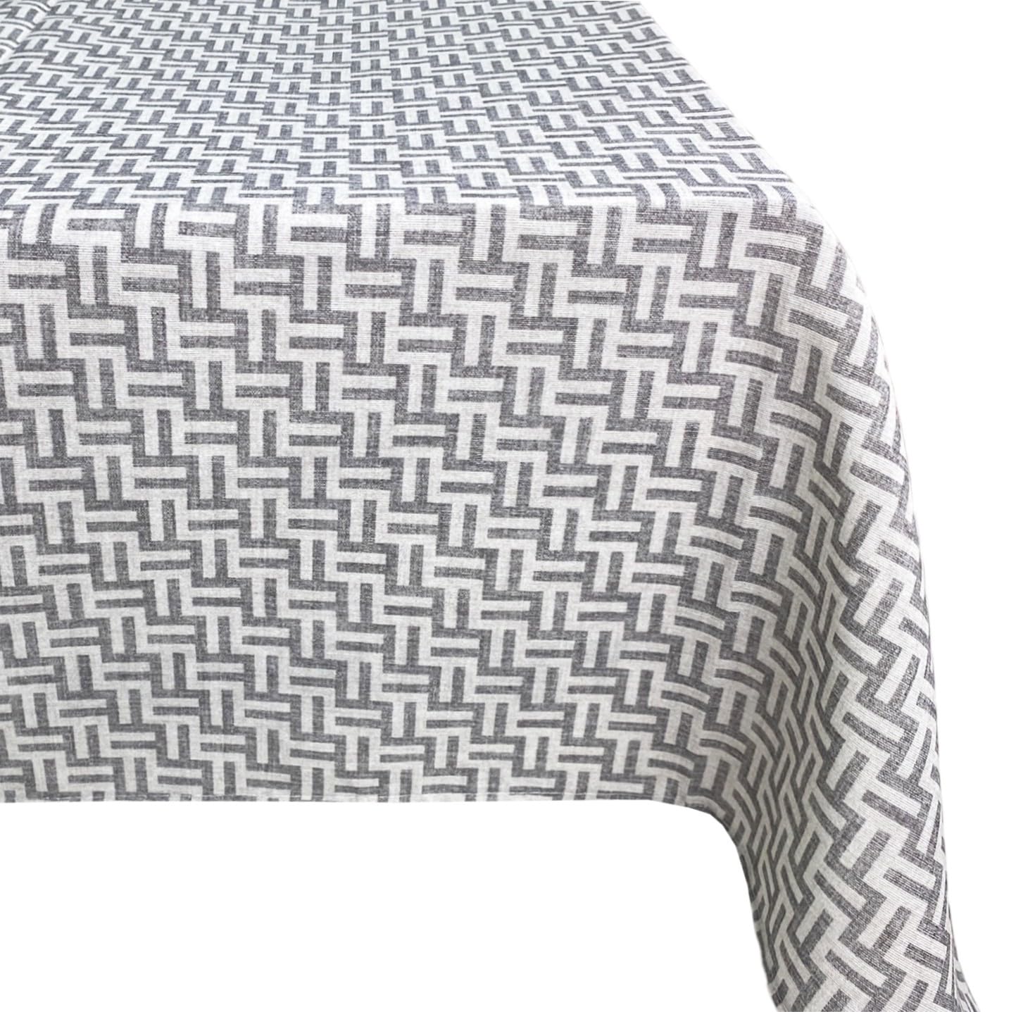 Tex family Mantel antimanchas de resina Turín Fashion gris – cm 140x360x24 personas