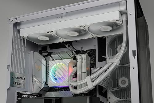 Miniatura 5 de ID-COOLING DASHFLOW 360 XT LITE - Enfriador líquido blanco para CPU de alta gama, radiador de 14.173 in, tres ventiladores AF125, compatible con