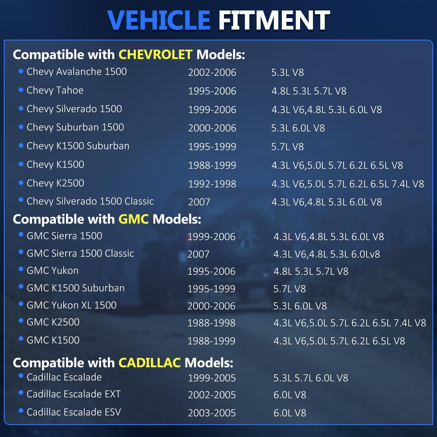 Maxfavor CV Axle Front 4WD Fit for Chevy Avalanche 1500/K1500 Suburban/Silverado 1500/Tahoe 1988-2007, for GMC K1500 Suburban/K2500 Sierra 1500/Yukon XL 1500 1988-2007&Cadillac Escalad ESV/EXT 99-2005 - Image 5