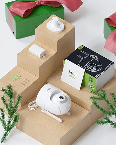 Miniatura 8 de TIEJUS Cámara de seguridad WiFi 5G2.4G para exterioreshogares, grabación 247 con cable para seguridad del hogar exterior, 3MP, detección de