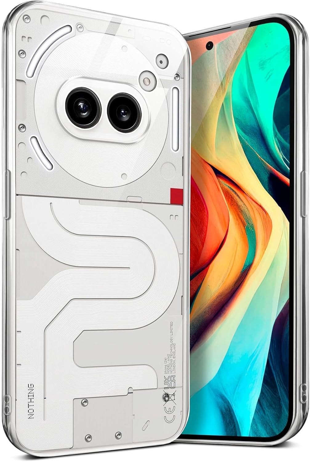 DIZORO Crystal Clear Case for Nothing Phone 2A, Flexible Soft Corner, 360 Degree Protection,Transparent Back Cover Case for Nothing Phone 2a (Transparent) (B0D949KYYN) Amazon Price History, Amazon Price Tracker