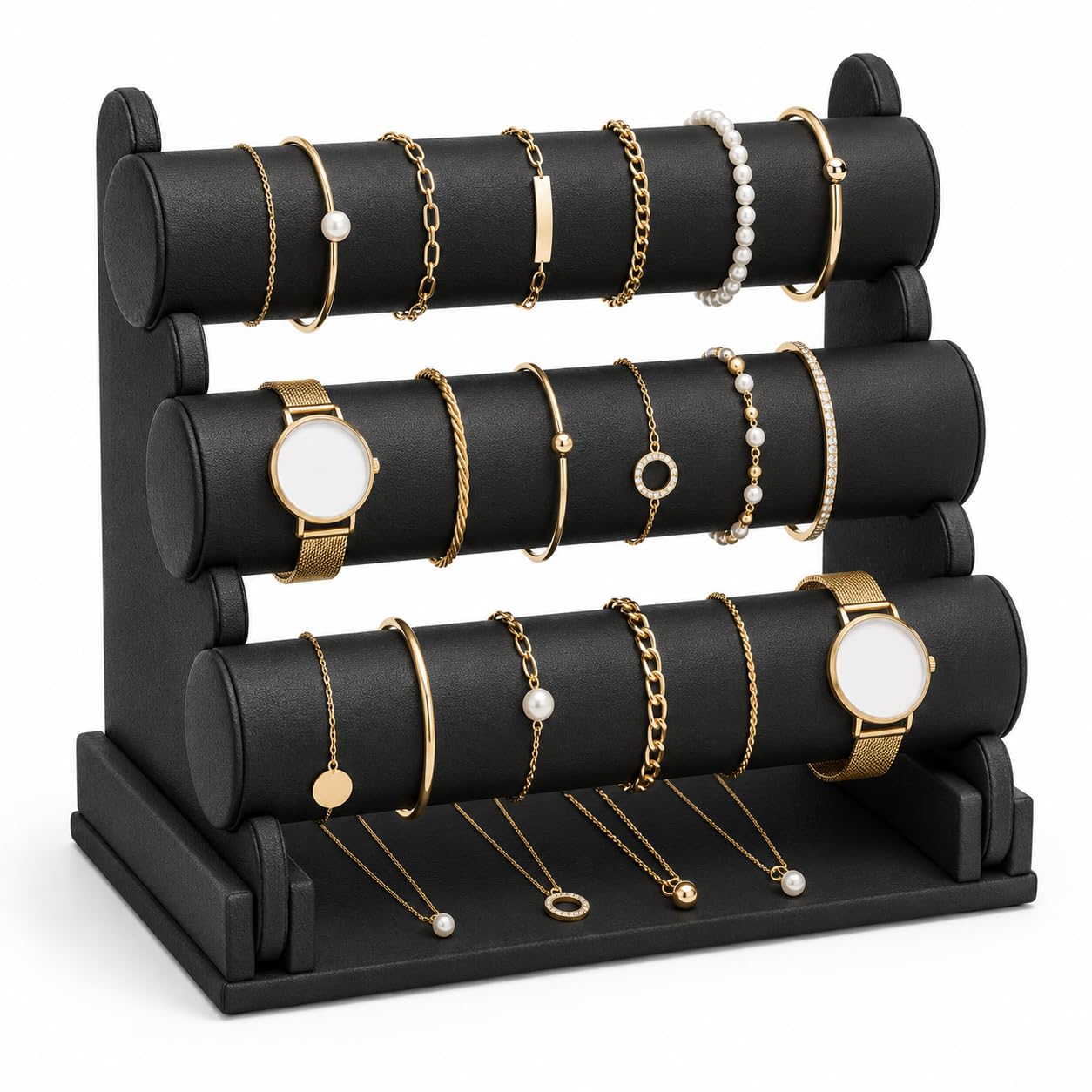 Amazon.com: ChezMax Triple Tier Jewery Display Removable Bracelet