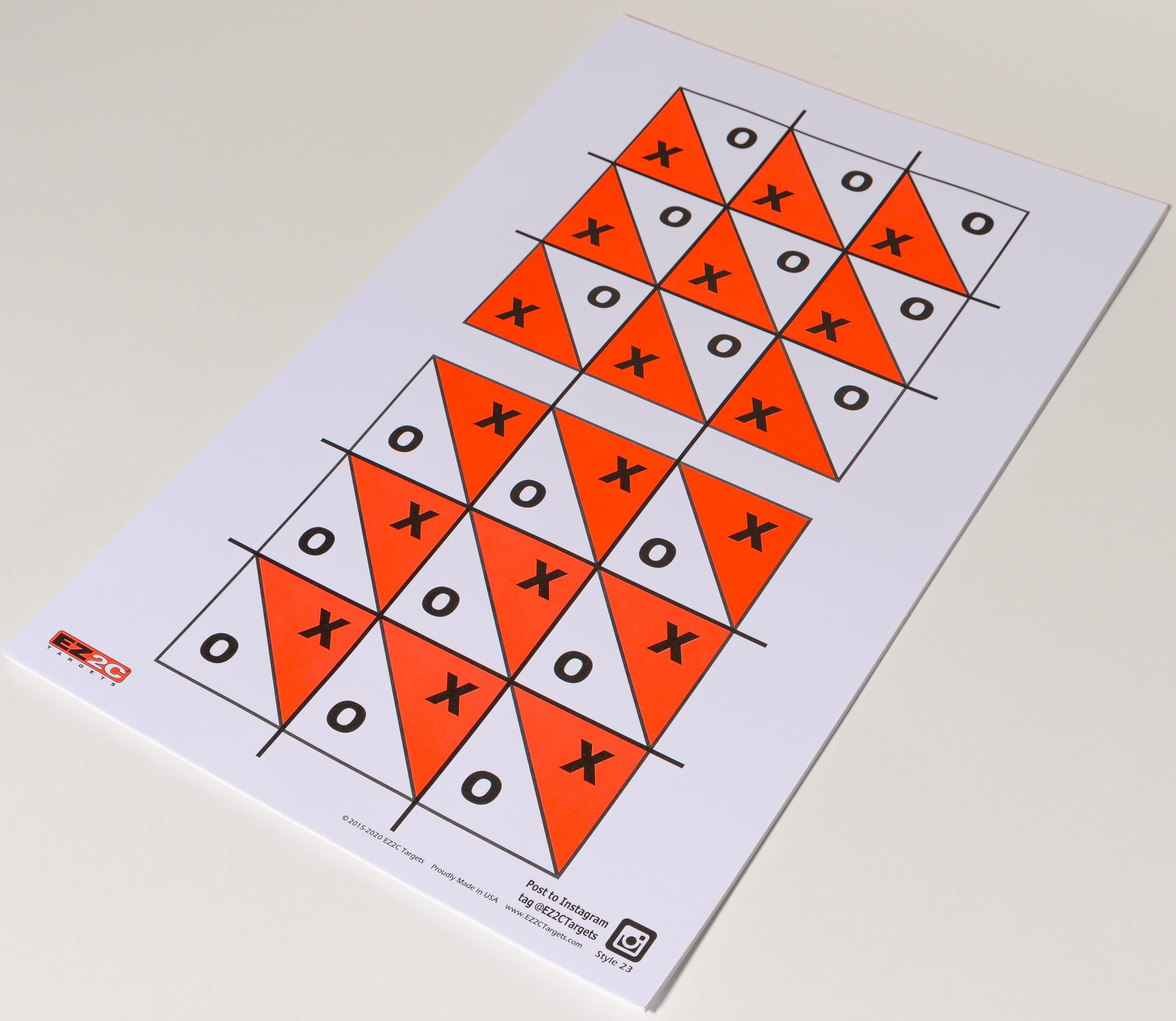 EZ2C Style RD9 Shooting Target - Sink The Boats Paper Targets for Shooting Range 11"x17" Fun Gun Range Targets for Shooting