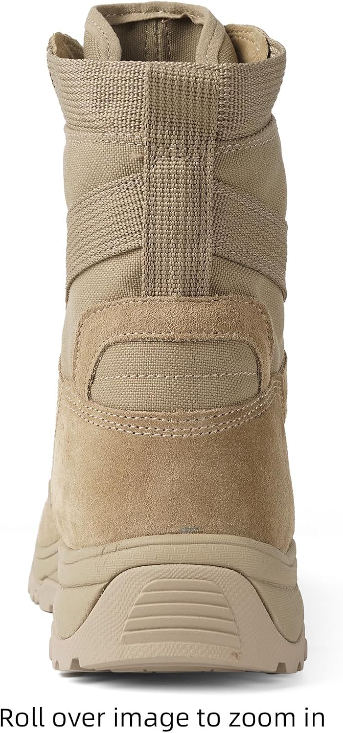 Women's Lightweight Tactical Work Boots Military Combat Motorcycle Boots For Women 8 Inch Army Desert Boots - Image 8