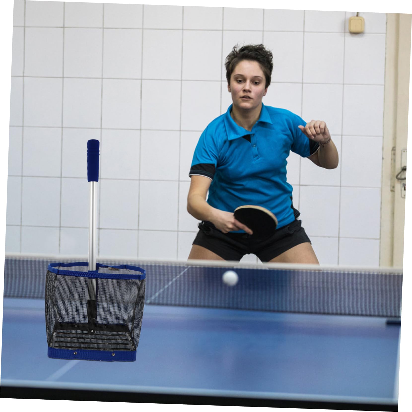 WOONEKY Raccoglitore con Manico Retrattile Pong Collector per -Pong Rapido Ed Efficiente