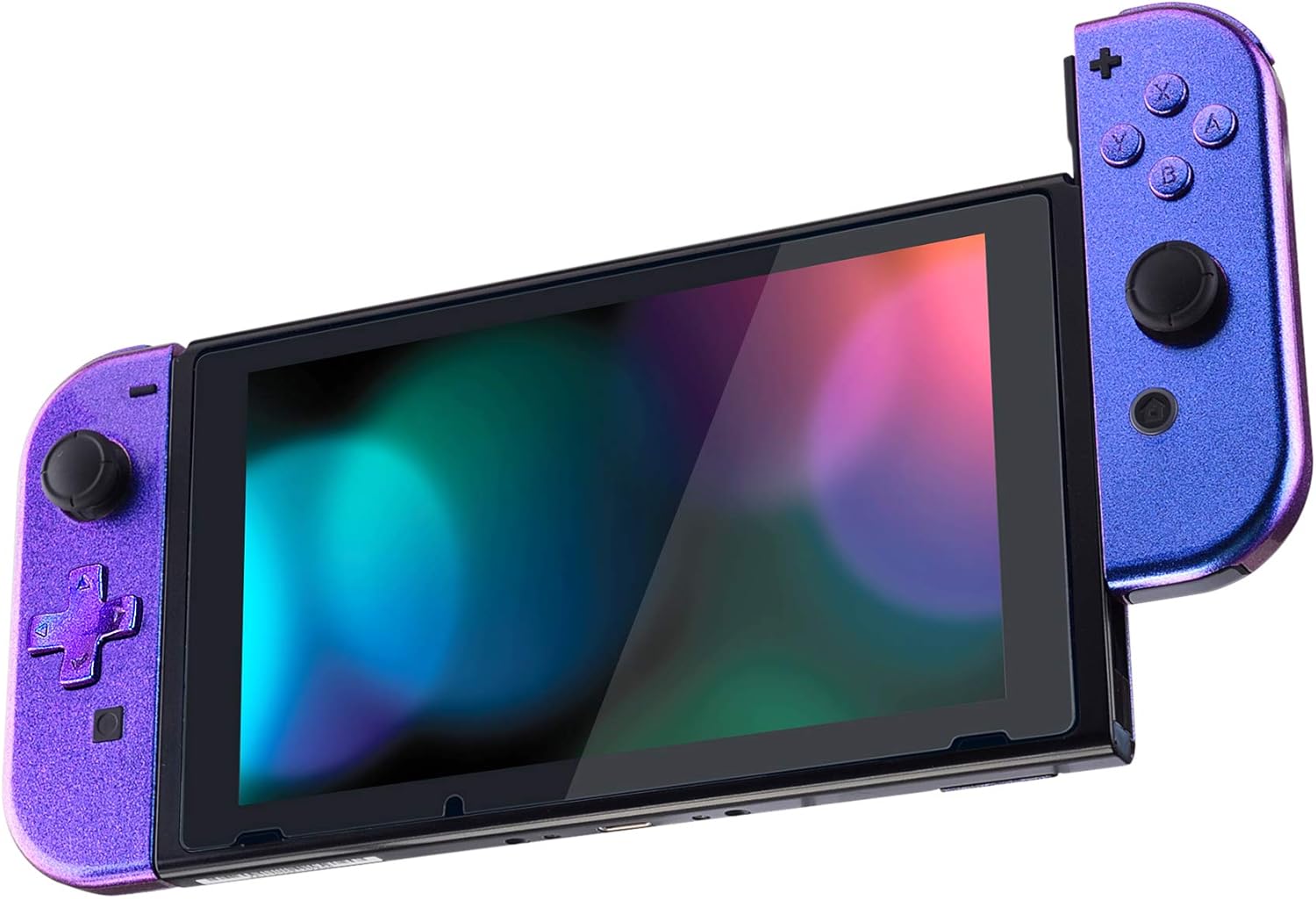 Cheapest 🛒 eXtremeRate Chameleon Purple Blue Joycon Handheld Controller Housing (D-Pad Version) w/Full Buttons, DIY Replacement Shell Case for Nintendo Switch & Switch OLED Joy-Con – Console Shell NOT Included 🔥 Crazy Deals eXtremeRate Chameleon Purple Blue Joycon Handheld Controller Housing (D-Pad Version) w/Full Buttons, DIY Replacement Shell Case for Nintendo Switch & Switch OLED Joy-Con – Console Shell NOT Included