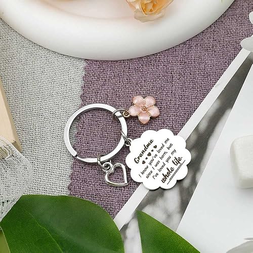 Miniatura 6 de IFFMU Regalos para el día de la madre para abuela de nieta, nieto, abuela, regalos de cumpleaños, llavero