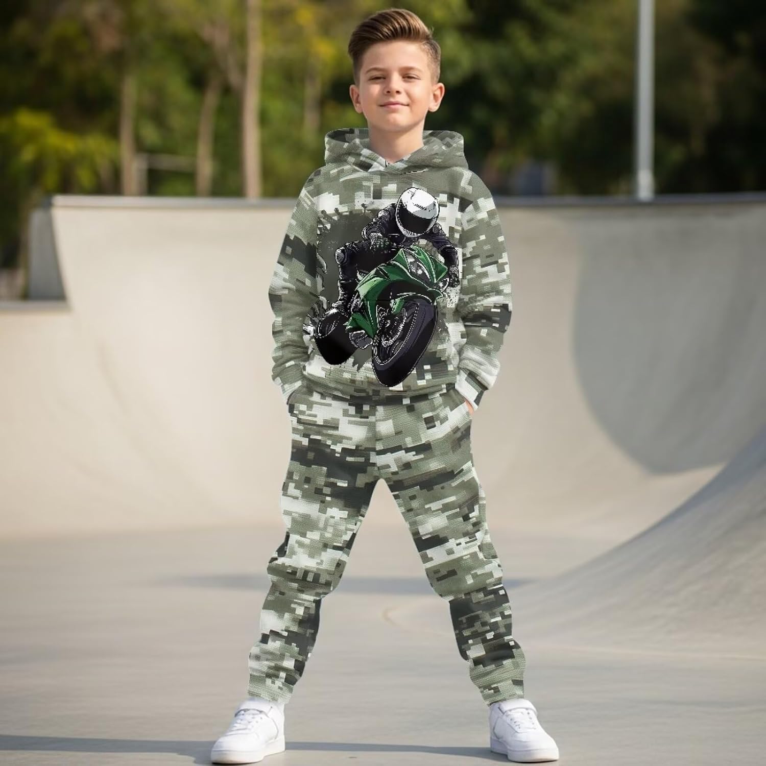 DISNIMO Hoodie and Sweat Pants for Boys Sweatshirt for Kids Clothing Sets Sweatsuits Set Girls Tracksuit Jogger Pants