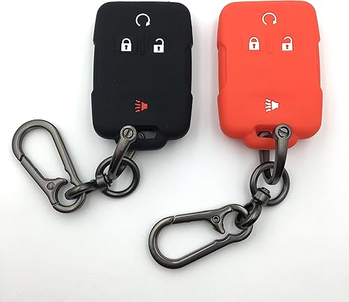 Funda protectora de silicona compatible con Chevy Chevrolet Colorado Silverado Suburban Tahoe GMC Canyon Sierra 1500 2500 3500 HD accesorios de