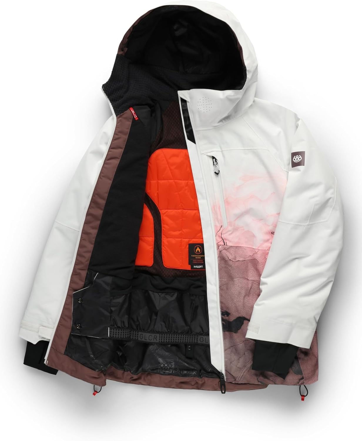 686 Women's GLCR Hydra Insulated Jacket - Mechanical Stretch Thermal Clothing - Water & Weather Resistant
