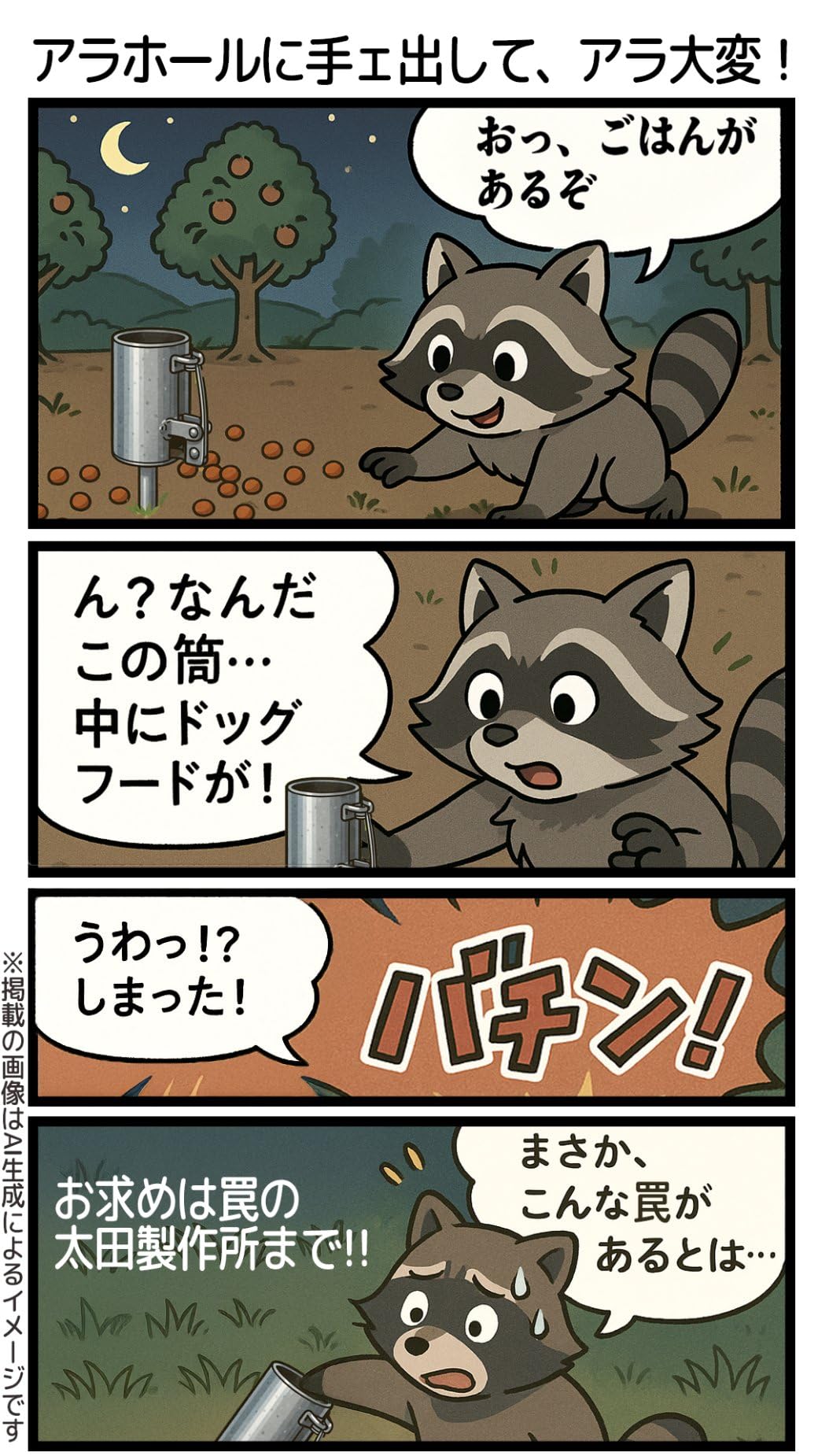 Amazon | アラホール アライグマ専用捕獲機 (4set) | 害獣・害虫対策器