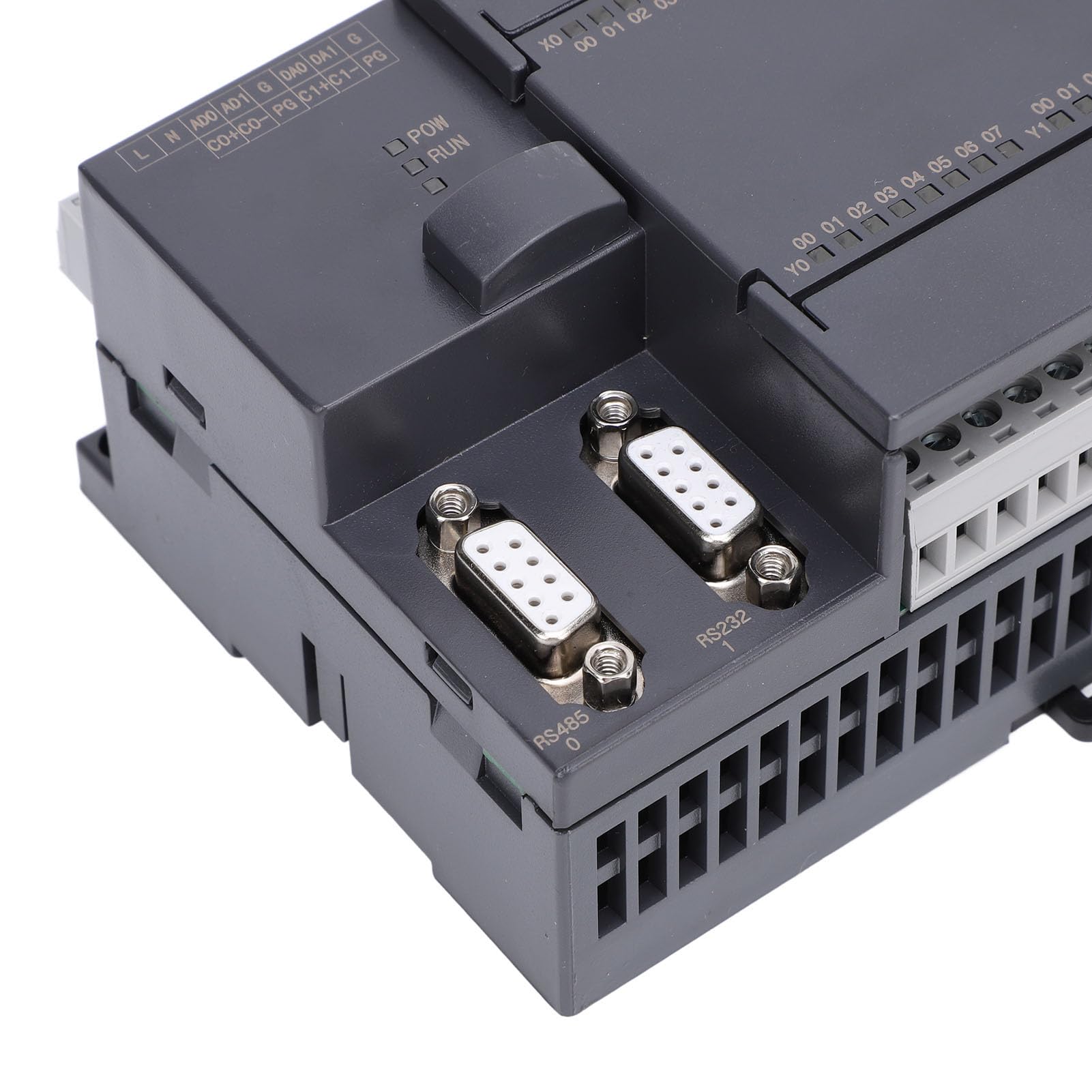 Módulo PLC Industrial 16 Entradas 12 Salidas DC24V Controlador Lógico Programable con Relés para Automatización Industrial y Control de Procesos