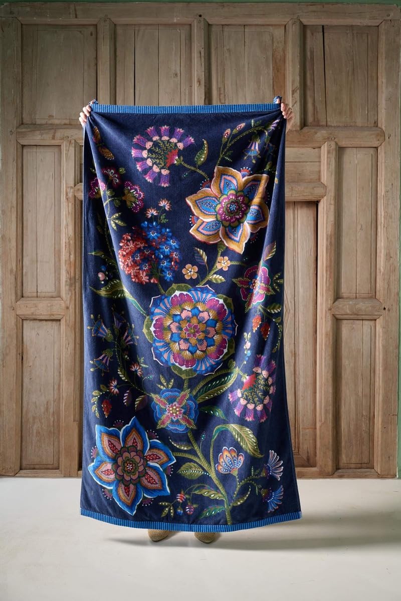 Pip studio - telo mare spugna 100x180 pip studio viva la vida blu