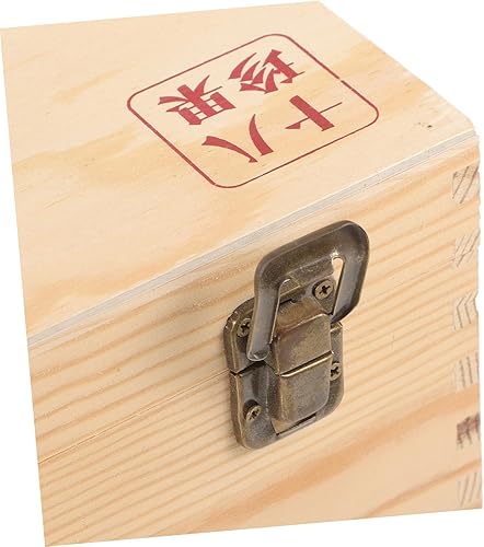 Miniatura 9 de EXCEART Box Wooden Storage Box Rustic Jewelry Case Wood Storage Case Trinket Case Wooden Jewelry Storage Case Wood Jewelry Case Wooden Jewelry