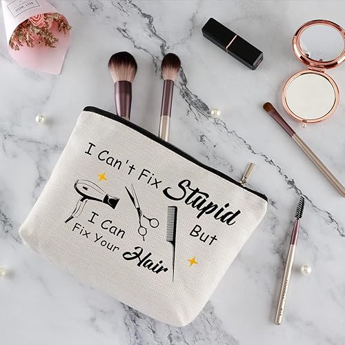 Miniatura 2 de Hair Stylist Gifts for Women Zipper Travel Makeup Bag Barber Bag Hairdresser Gifts Ideas Hairdresser Bag Personalized Gifts for Hairdresser Barber