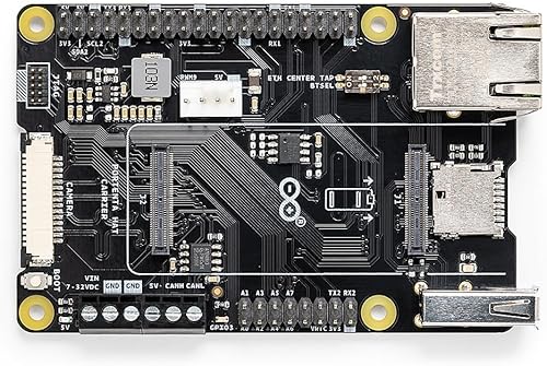 Miniatura 2 de Arduino Portenta Hat Carrier [ASX00049] - CAN, Ethernet, microSD, USB, cámara y E/S analógicas, pines de depuración dedicados y PWM