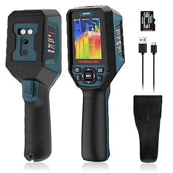 HANMATEK Thermal Camera with Resolution of 256 x 192 Pixels Ti260 Imaging Tool for Temperature Anomalies, Temperature Range -4? to +752 ,Rechargeable Li-ion Battery