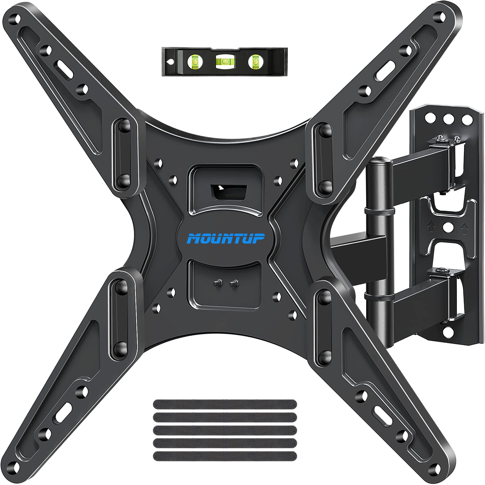 MOUNTUP TV Wall Mount, TV Mount Swivel and Tilt Full Motion for Most 26