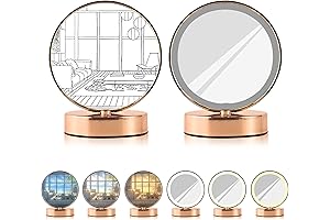 4D Painting: Multifunctional LED Mirror and Lighting Masterpiece for Creative Decor