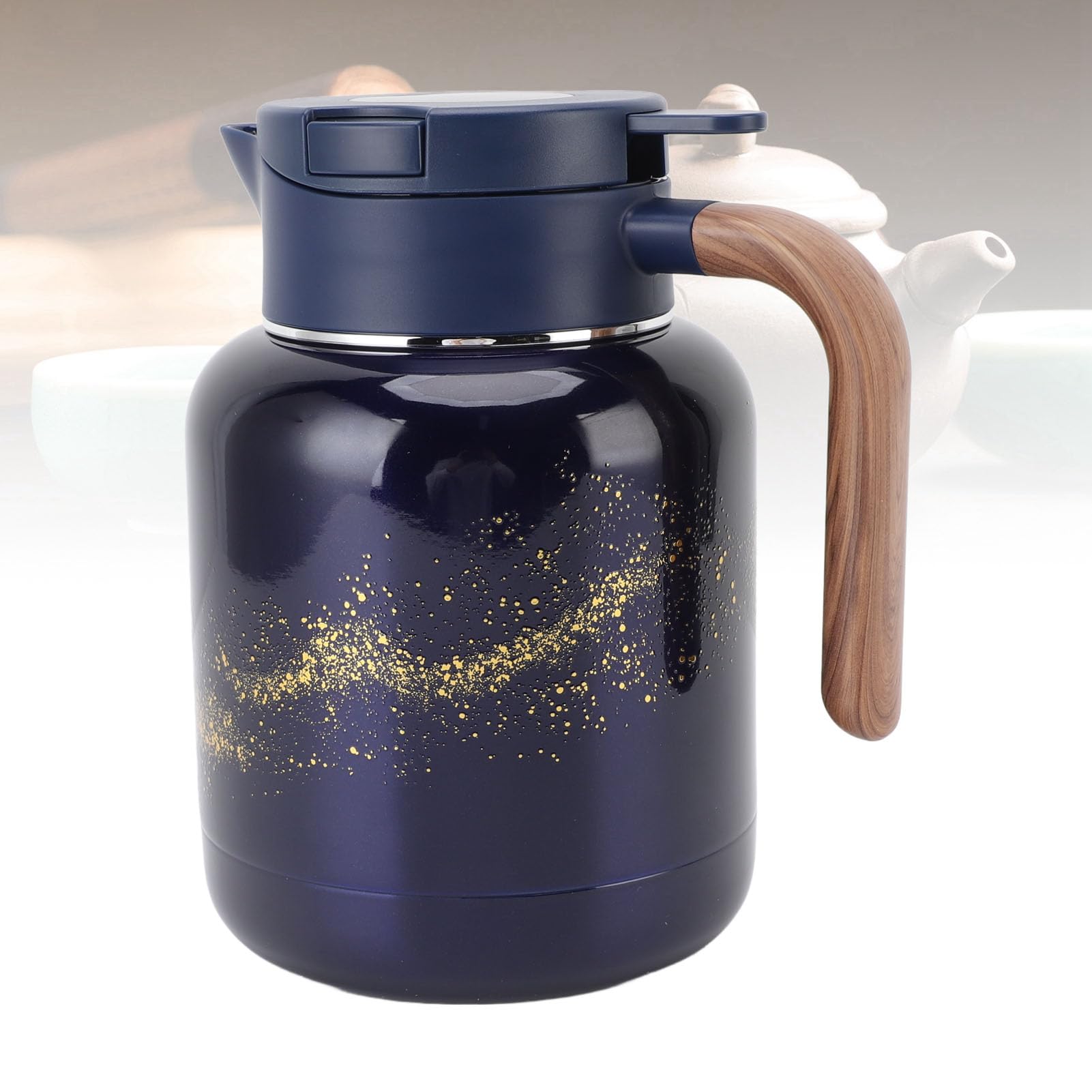 Izolowany dzbanek na herbatę 1300 ml Premium Ti Termiczny dzbanek do kawy ze stali nierdzewnej 304 Dozownik gorących napojów z cyfrowym wyświetlaczem do użytku domowego w biurze