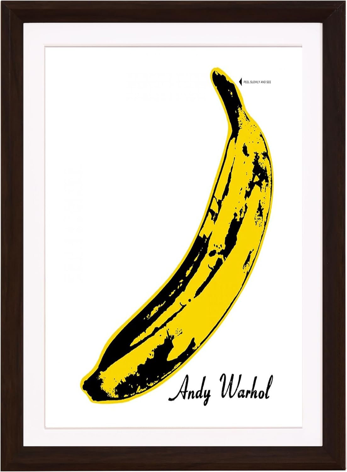 Andy Warhol Banana Framed Wall Art Pop Art Painting Soffice Room Decoration Aesthetic Gift Wall Art Paintings Framed Wall Decor Home Decor Living Room Decor Aesthetic wall art