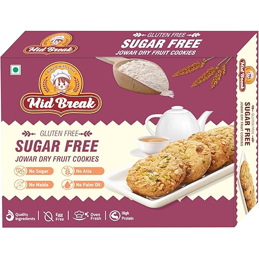 Midbreak Jowar Fiber Cookies - 200g