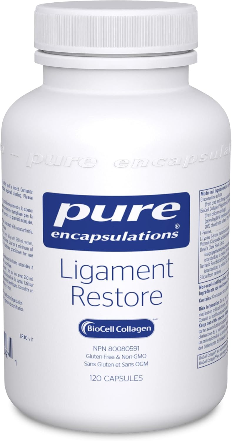 Pure Encapsulations – Ligament Restore – Supplement Helps Maintain Healthy Cartilage and Joints* – 120 Vegetable Capsules Pure Encapsulations – Ligament Restore – Supplement Helps Maintain Healthy Cartilage and Joints* – 120 Vegetable Capsules