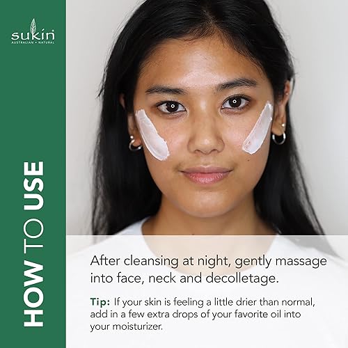 Miniatura 3 de Sukin Crema de noche restauradora de humedad Organics, 4.06 onzas líquidas