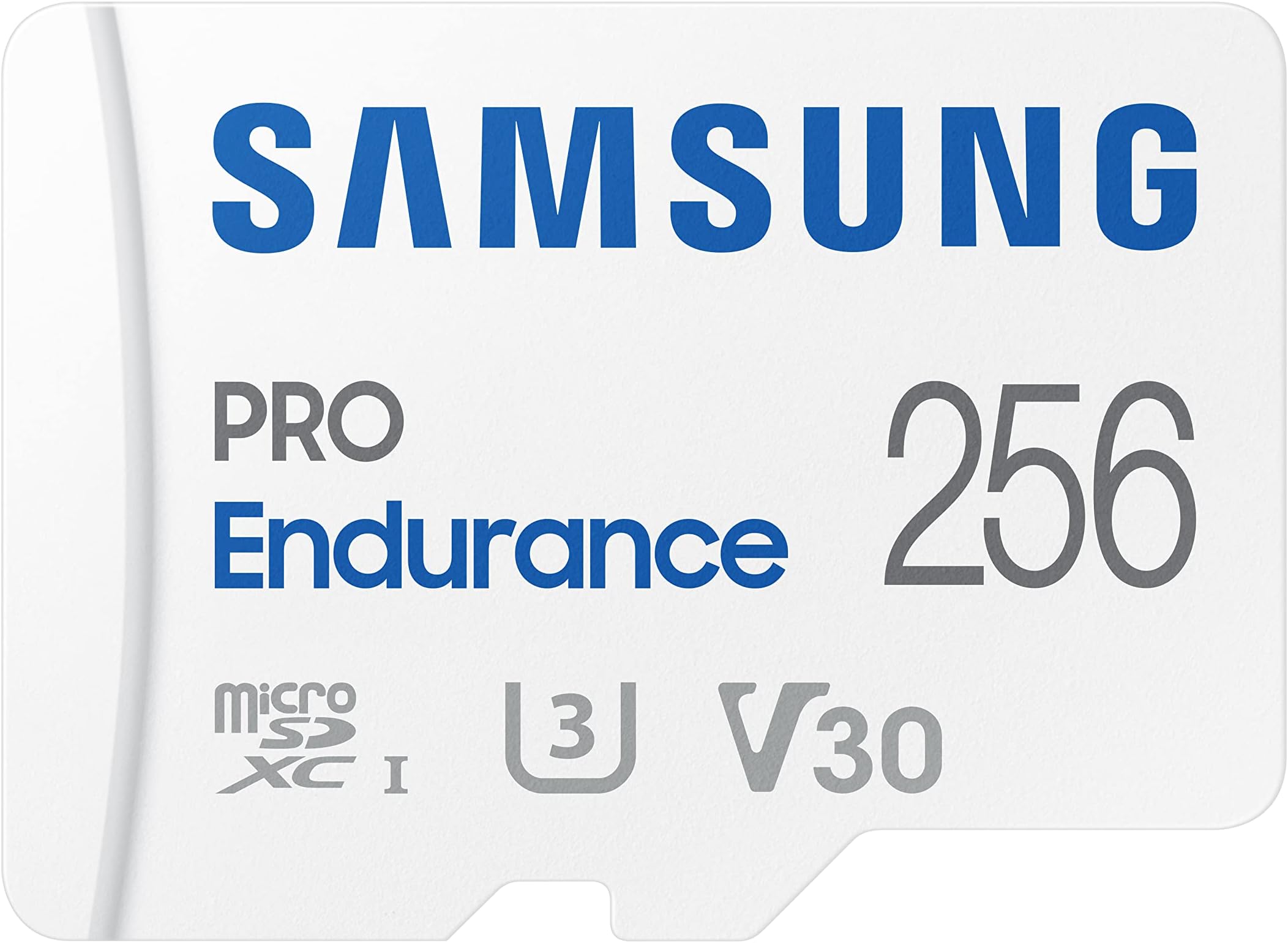 PRO Endurance 256GB MicroSDXC Memory Card with Adapter for Dash Cam, Body Cam, and Security Camera, Class 10, U3, V30 (‎MB-MJ256KA/AM)