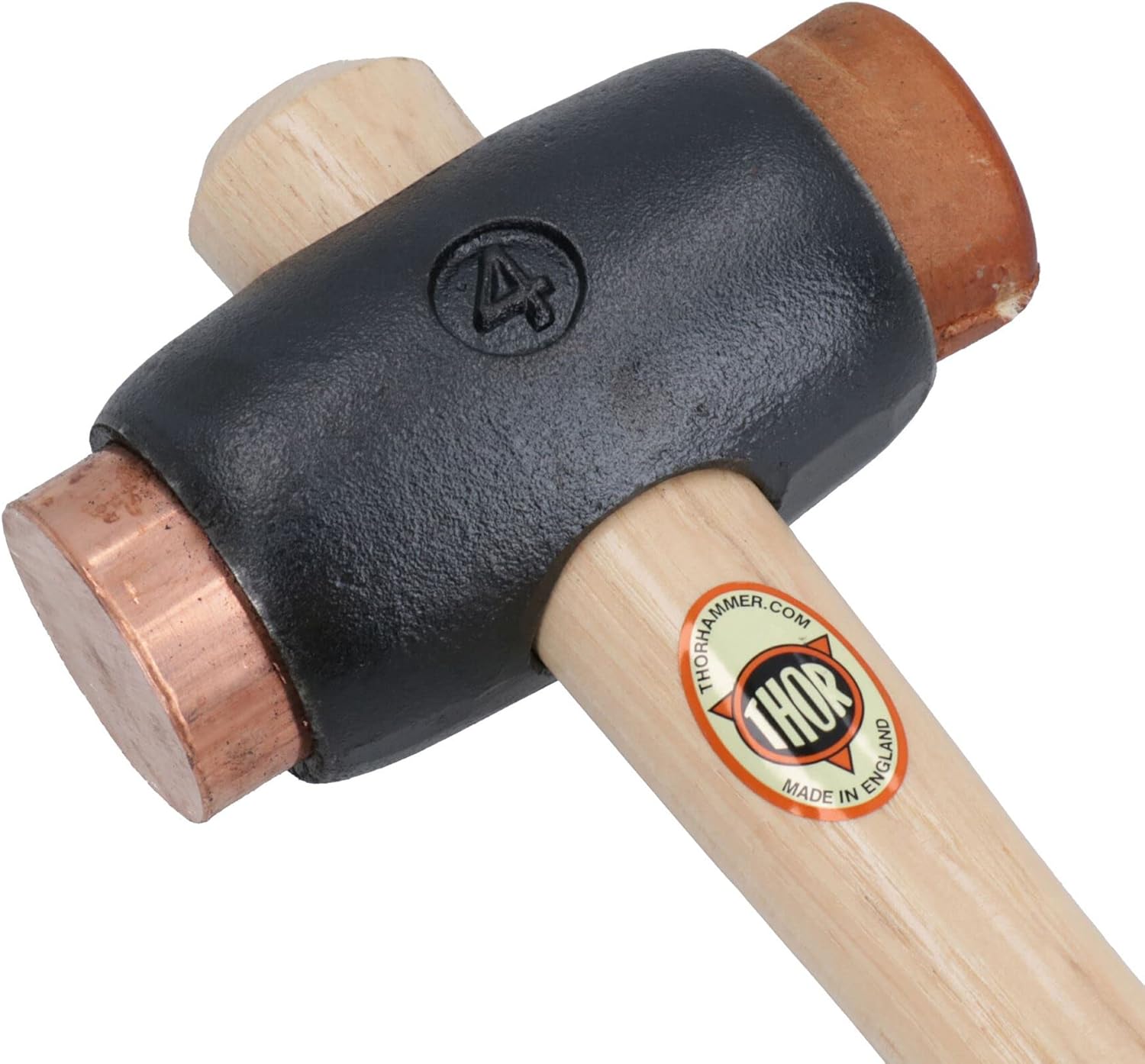 Thor No 4 Copper & Rawhide Faced Hammer/Hide Mallet Dead Blow TE400