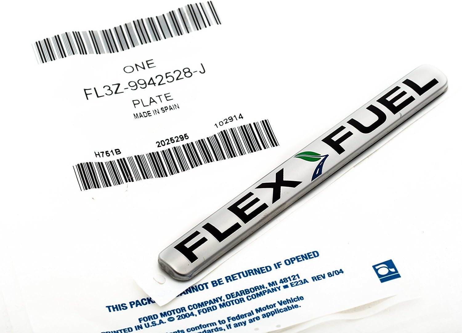 FL3Z-9942528-J Name Plate