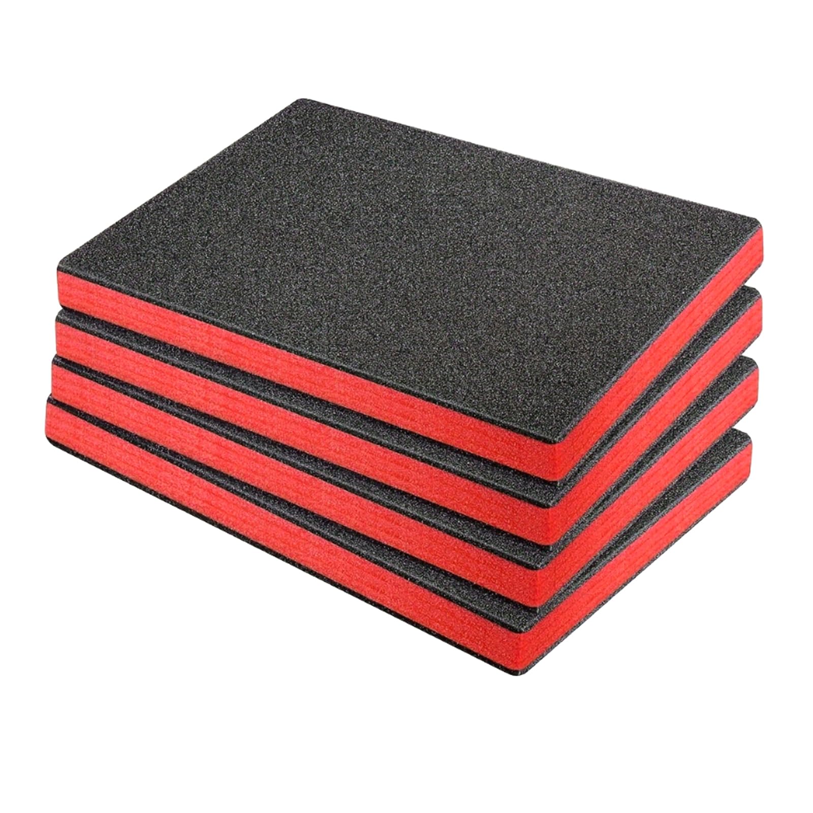 Obotsnoi 4Pack Customizable EPE Foam Inserts for Tool Case Organization, Impact-Resistant Toolbox Padding & Fragile Protections Customizable Toolbox Foam Liners Shock Absorbing Padding