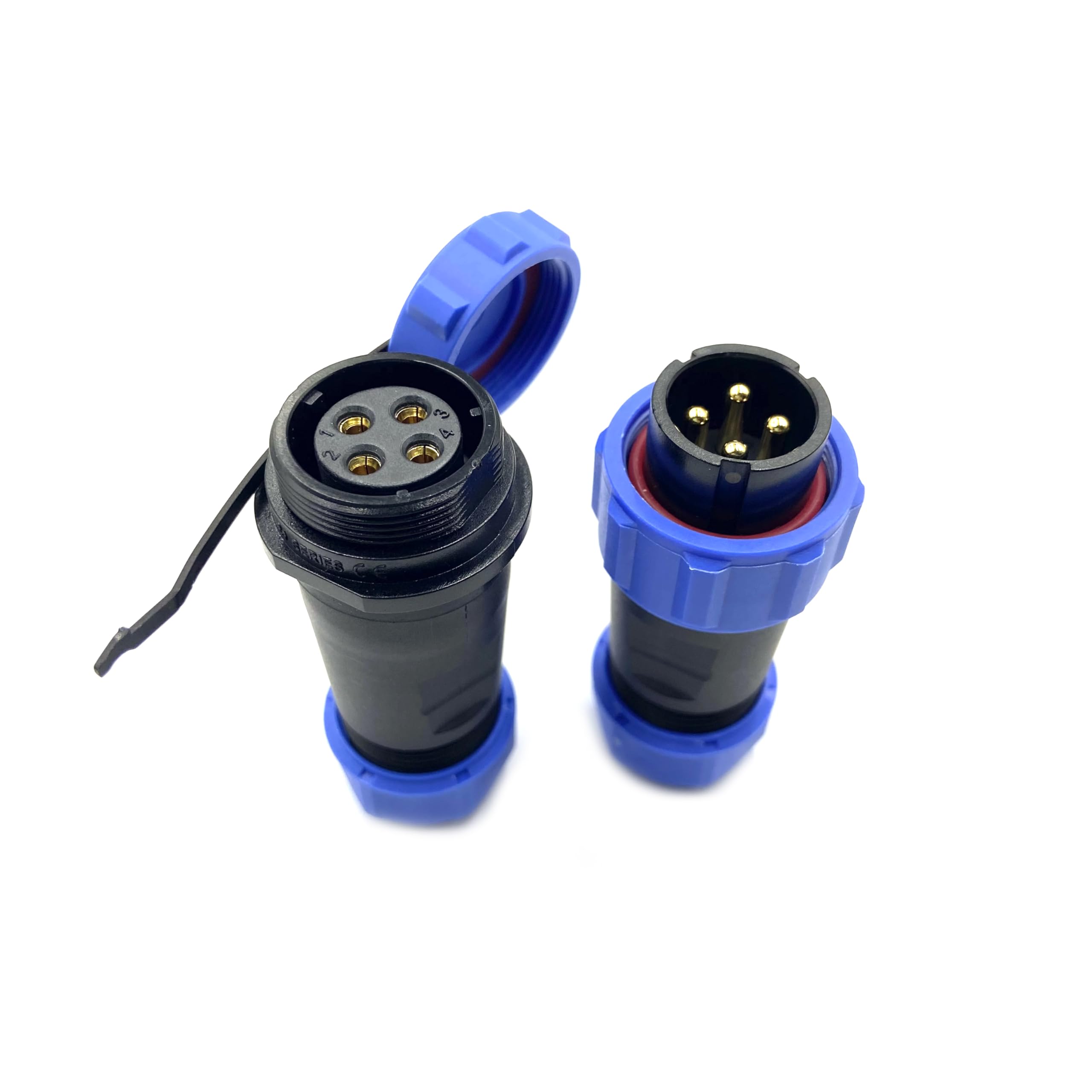Connettore Spina aeronautica SP21 4 pin IP68 500V 30A impermeabile