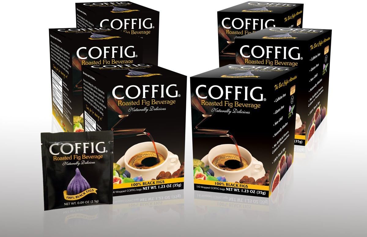 COFFIG Roasted Fig Beverage Bundle. Coffee Alternative. Caffeine Free, Gluten Free, & Acid Free