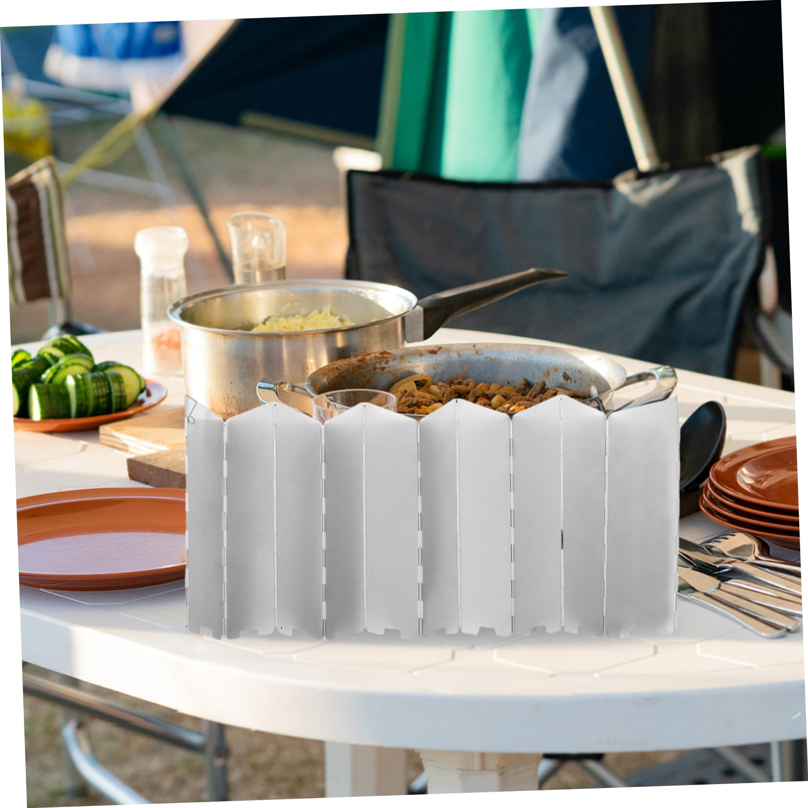 Amazon.com: Toddmomy Foldable Aluminum Heat Reflector Shield for