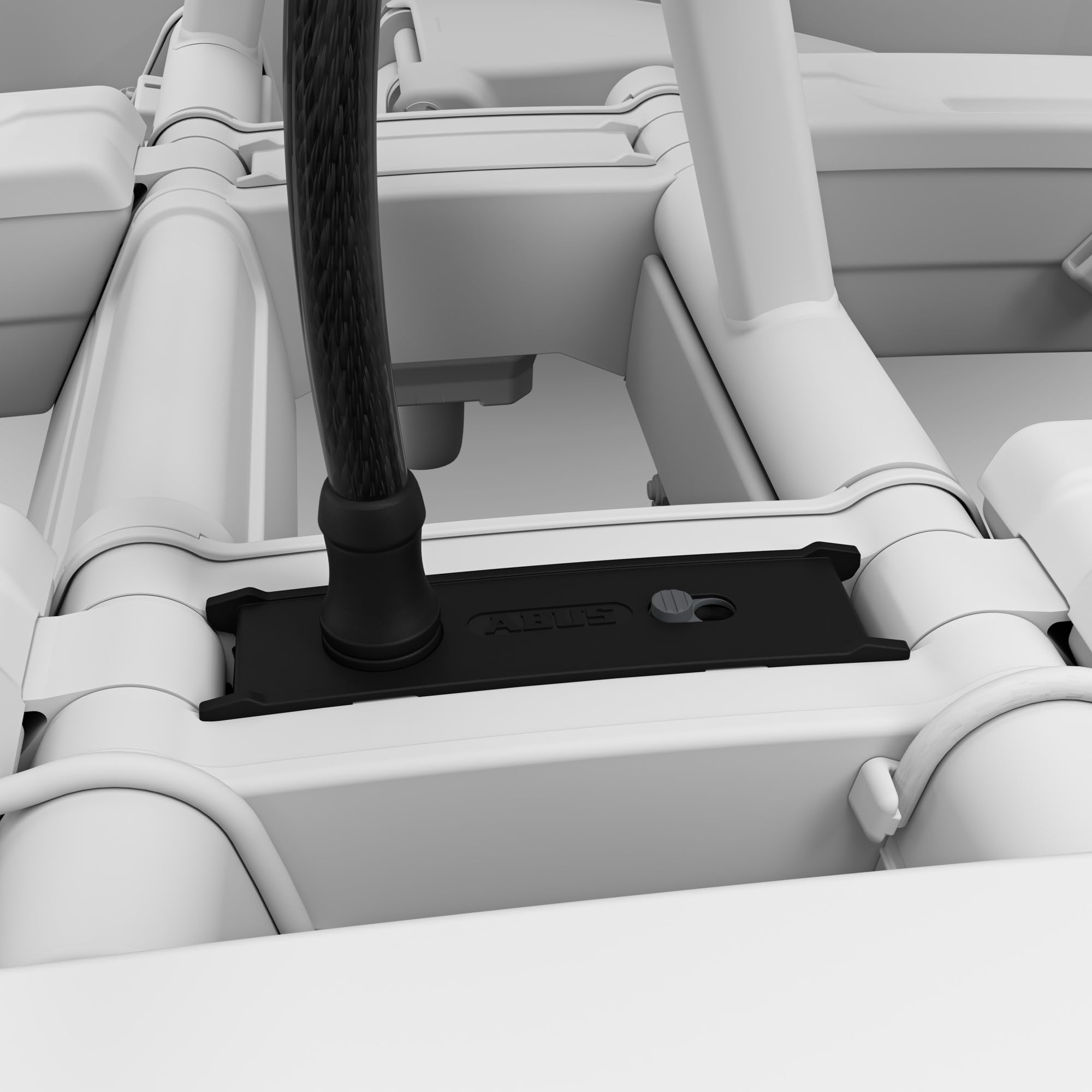 Thule High-grade Lock Lucchetto Per Bici Aluminum/black, One-Size