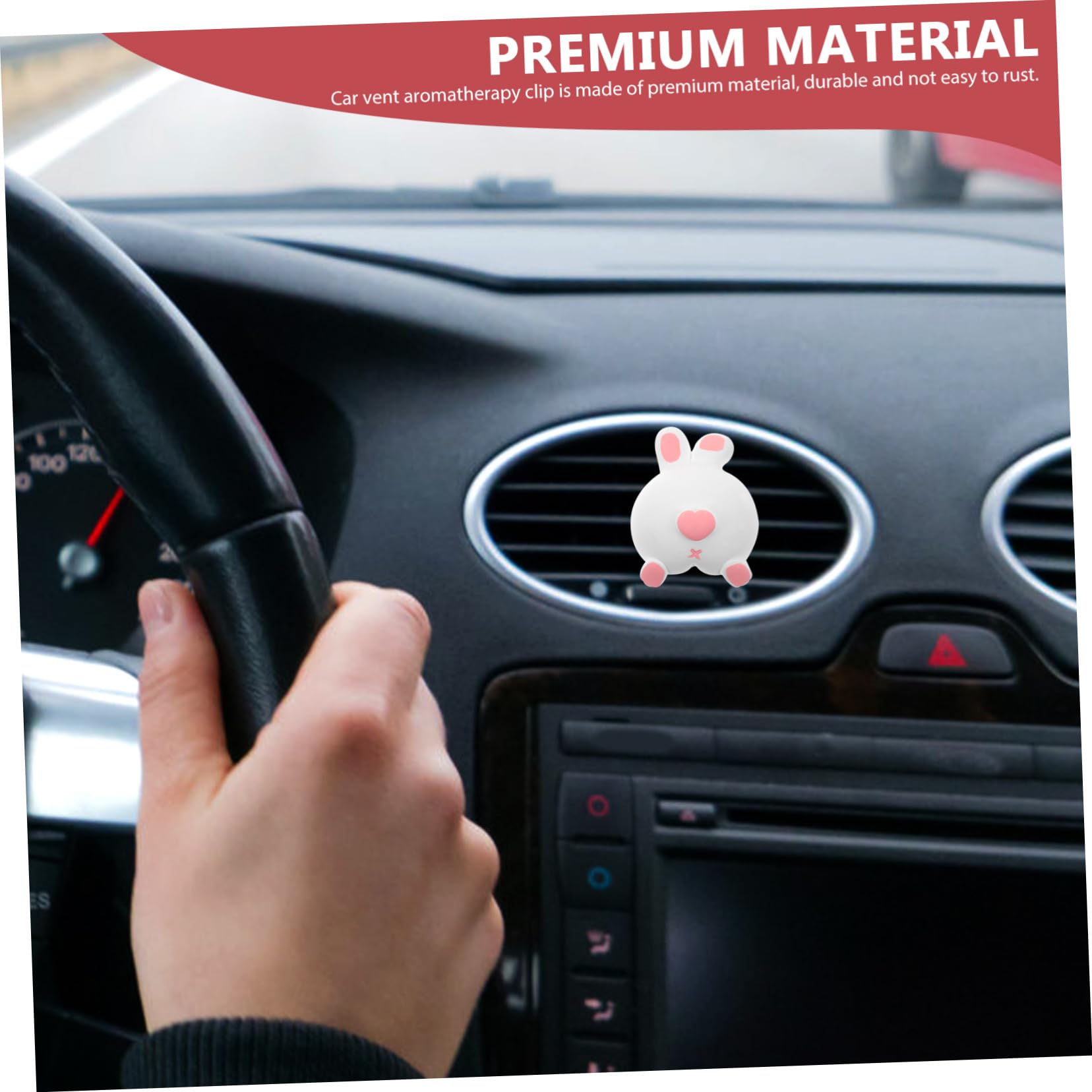 Mobestech 5pezzi Clip Per Auto Con Design Kawaii Diffusore Carino Per Uscita Aria Decorazione Unica e Funzionale Per Veicoli Facile Da Installare e Utilizzare