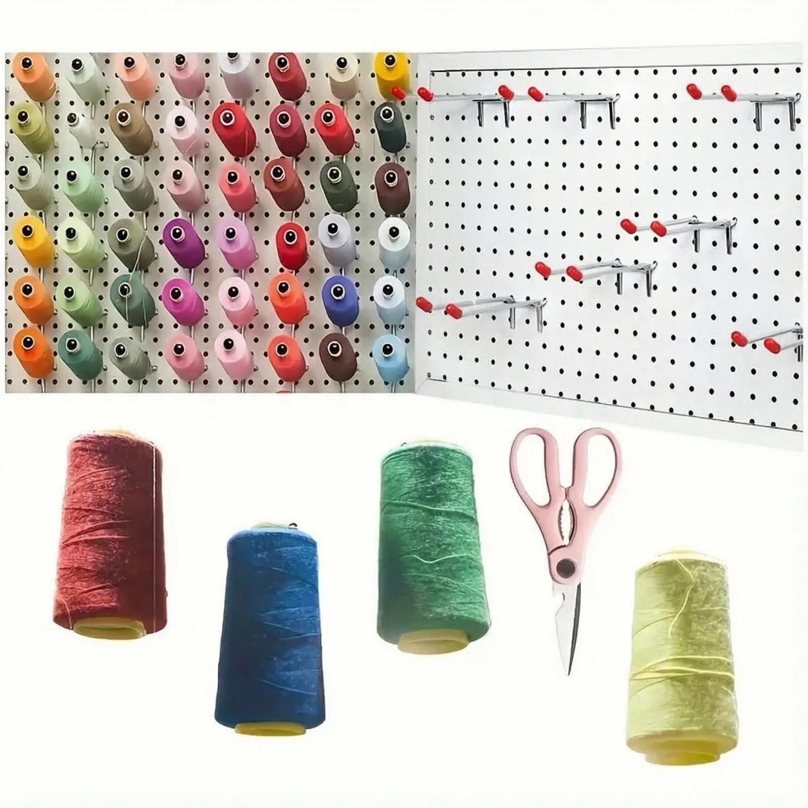 Double Arm Pegboard Hooks - 10 Pack -6 Double Arm Pegboard Hooks - 10 Pack -6