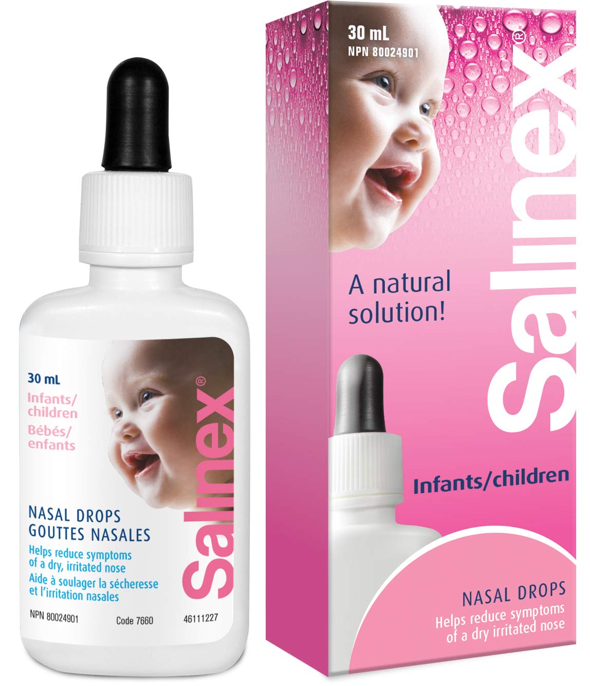 Genexa Infants' Saline Nasal Spray Dropper 1fl Cleanse
