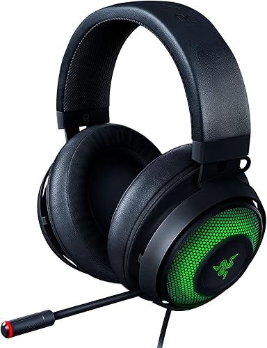 Razer Kraken Ultimate - Auriculares USB para juegos (auriculares para juegos para PC, PS4 y Switch Dock con sonido envolvente, micrófono ANC y cromo