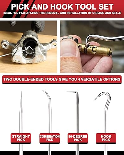 Miniatura 4 de Kit de herramientas de instalación de sellos hidráulicos, herramientas de sellado de pistón de cilindro hidráulico, kits de herramientas