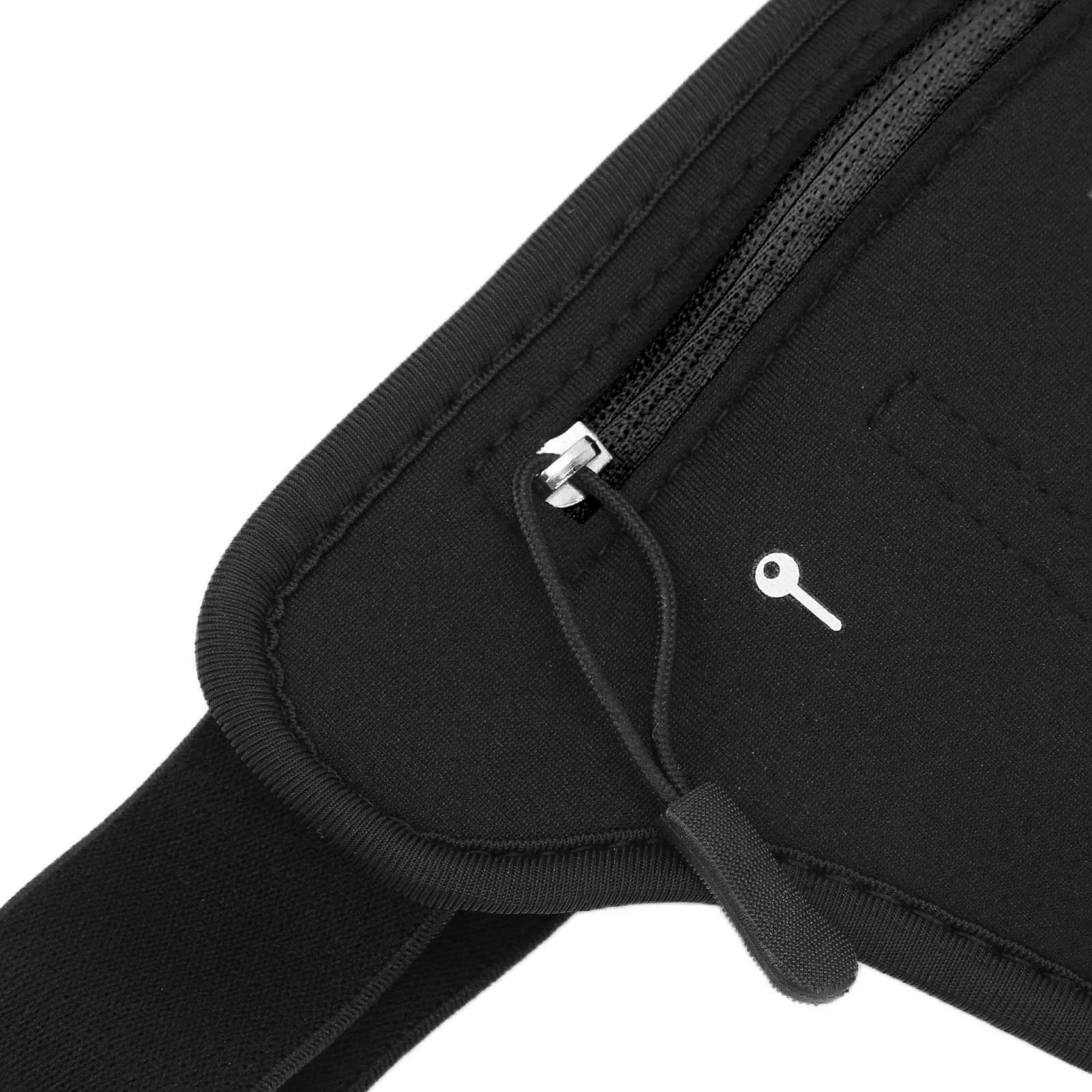 Neoprenowa torba biodrowa pochete neoprene regulowana kiesze? biodrowa, elastyczna torba biodrowa z otworem na s?uchawki, odpowiednia do wi?kszo?ci rozmiarów Marsupi
