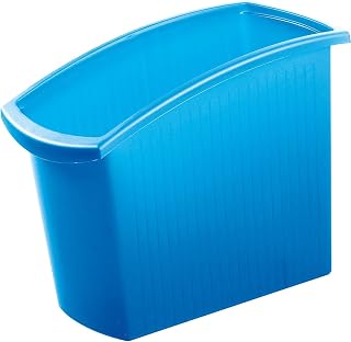 HAN Mondo 1840-64 - Papelera (18 litros, PP, 194 x 345 x 450 mm, traslúcida), color azul