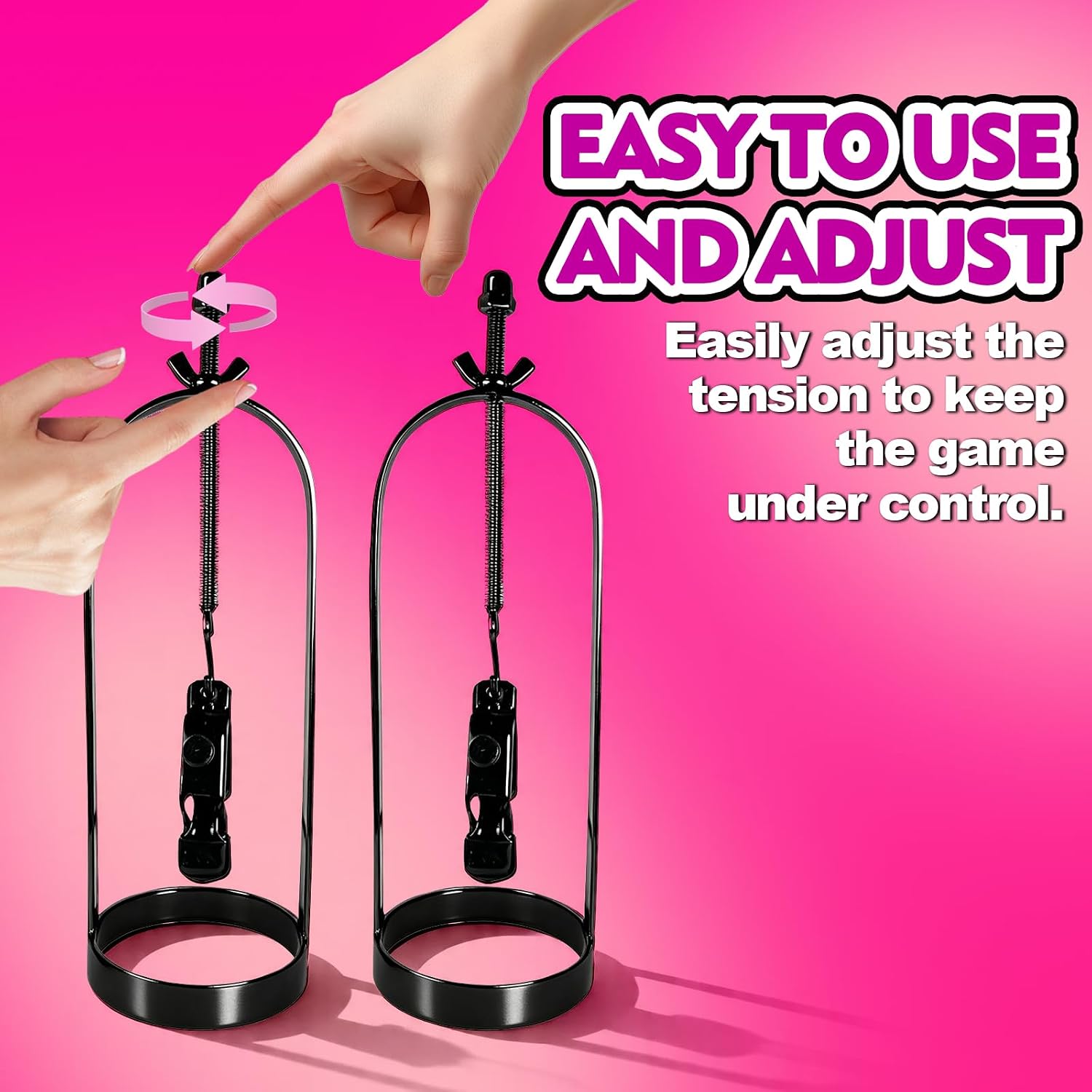 Heavy Nipple Clamps Sex Pleasure for Women Adjustable Non-Piercing Nipple Sex Toys Clit Clamp BDSM Toys Bondage Gear Nipple Torture Pussy Clamp Sexual Stimulation Device for Women Couples 2 Pcs