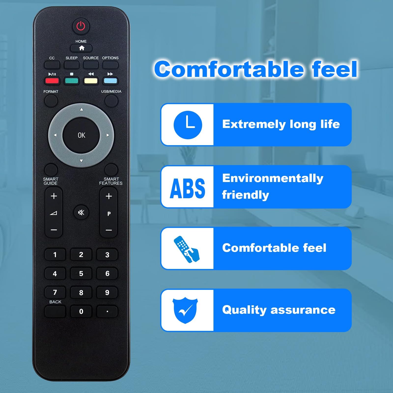 TELECOMANDO ORIGINALE Philips 22PFK4209 22PFK4209/12 22PFT4000 Nuovo