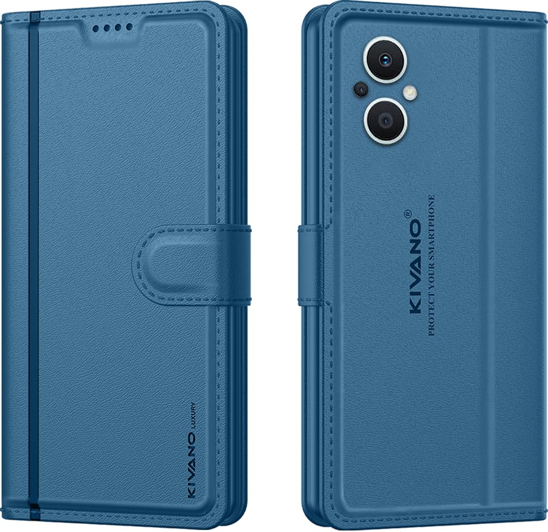 KIVANO LUXE® Compatible with Oppo F21 Pro 5G / Oppo F21s Pro 5G Artisanal Leather Wallet Case with Card Holder for Men Women, Magnetic Flip Folio Cover with Stand RFID Blocking (B0CB4P5Z71) Amazon Price History, Amazon Price Tracker