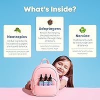 Vista 5 de JoySpring Genius Drops Smartberry Vanilla Apoyo de enfoque a base de hierbas para niños con Ginkgo Biloba, Raíz de Regaliz, Extracto de Gotu Kola