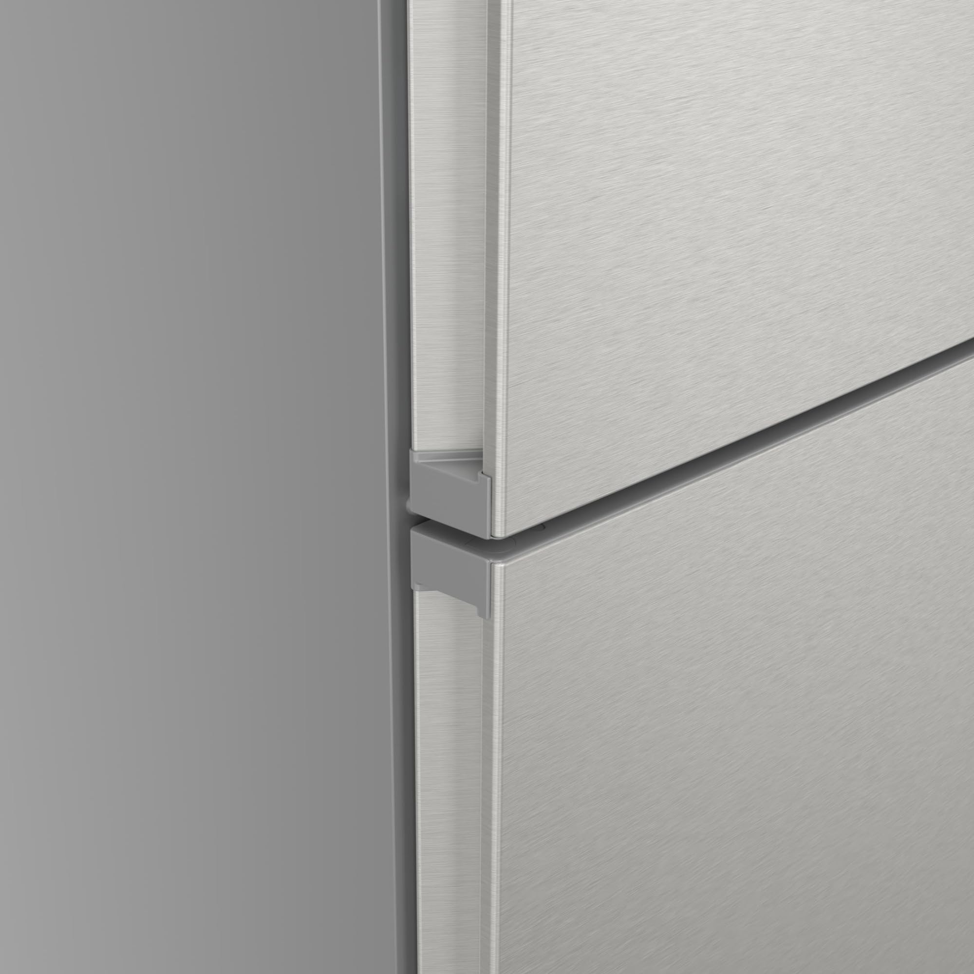 SIEMENS - Frigorífico combinado, iQ300, total noFrost, cajones hyperFresh, acero antihuellas, KG39NVIDG
