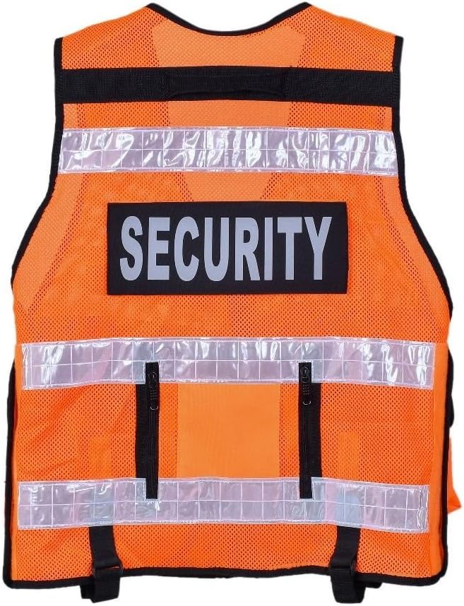 RAC3 High Visibility Security Vest with Reflective Stripes - Ideal for Safety and Identification