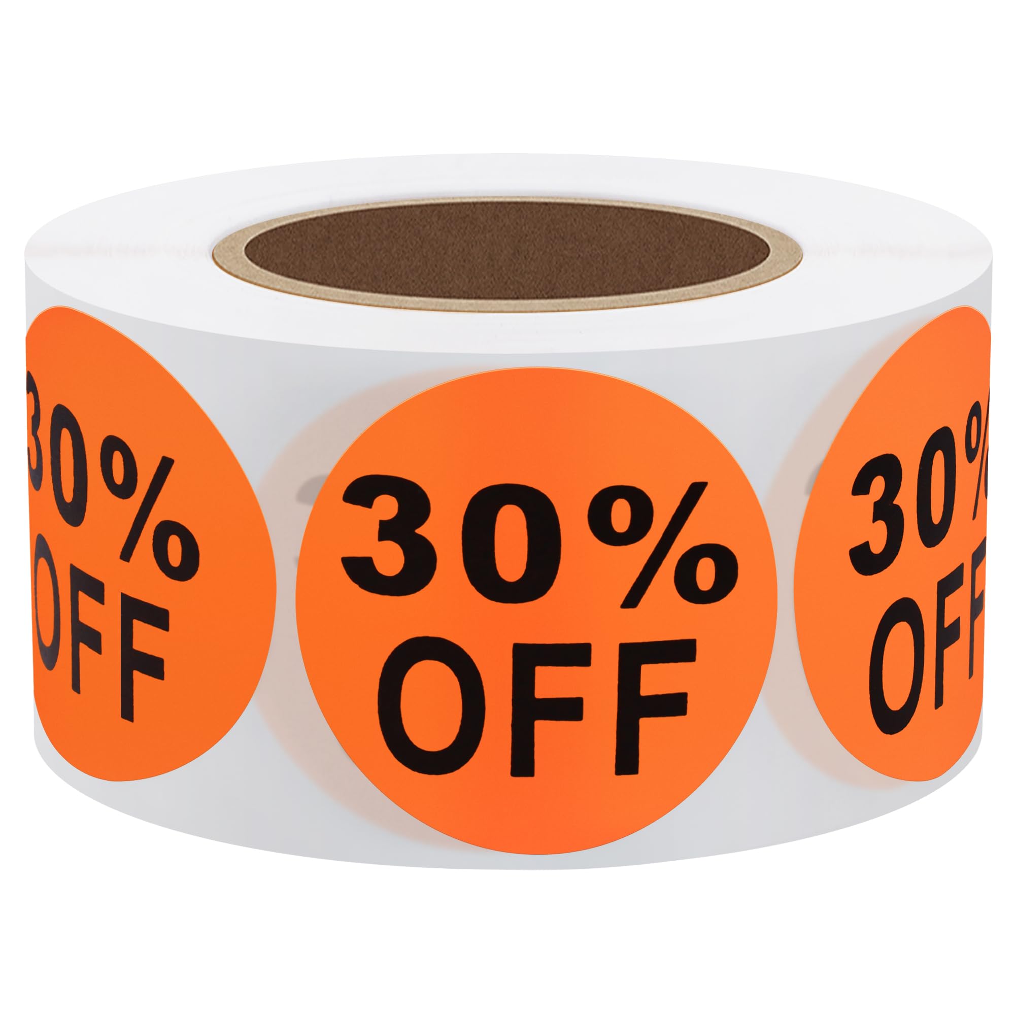 Hycodest 500 pcs Pruduct Stickers Round Promotion Labels for Retail Stores Supermarkets (30%, 1.5 inch) - Image 3